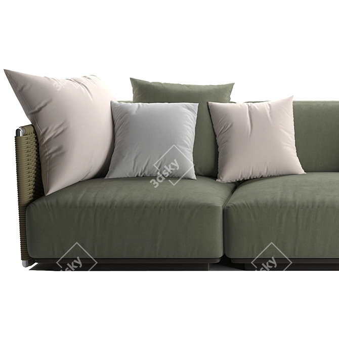 Flexform Eddy: Outdoor Elegance 3D model image 2