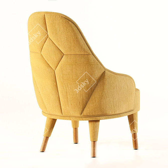 Elegant Emma Chair: Stylish Design & Unparalleled Comfort 3D model image 6