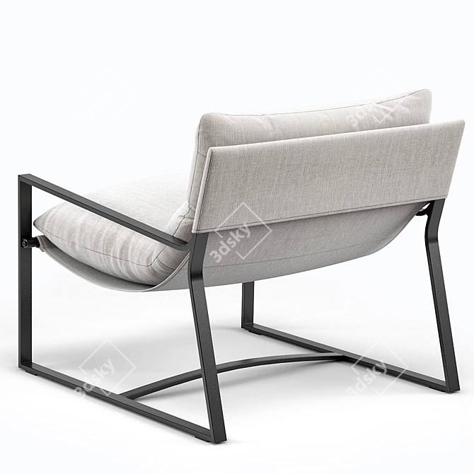 Avon Sling Chair: Outdoor Comfort 3D model image 3