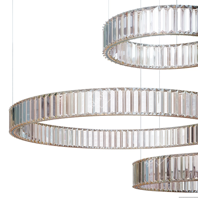 Modern Newport Light Fixture 3D model image 2