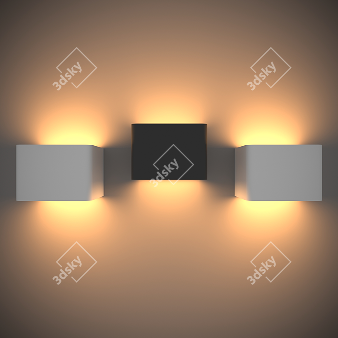 Coneto LED Wall Light 3D model image 2