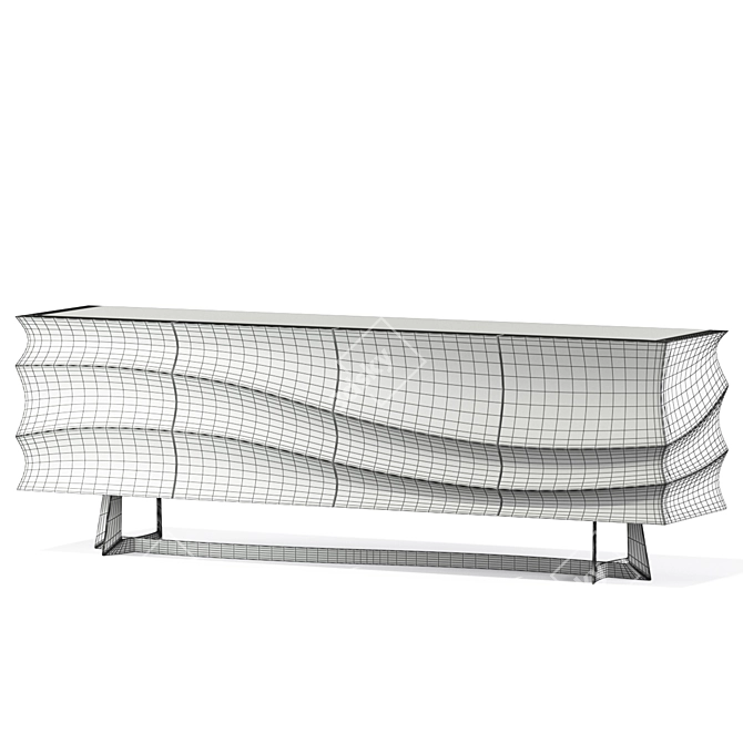 Infinity Ceviz Sideboard: Modern Elegance for your Space 3D model image 4