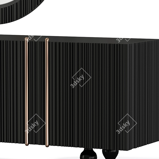 Elegant Mabel Sideboard: Modern, Spacious, Stylish 3D model image 3