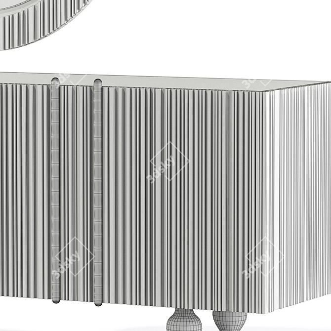 Elegant Mabel Sideboard: Modern, Spacious, Stylish 3D model image 4