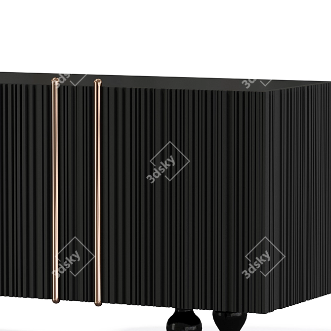 Elegant Mabel Sideboard: Modern, Spacious, Stylish 3D model image 8