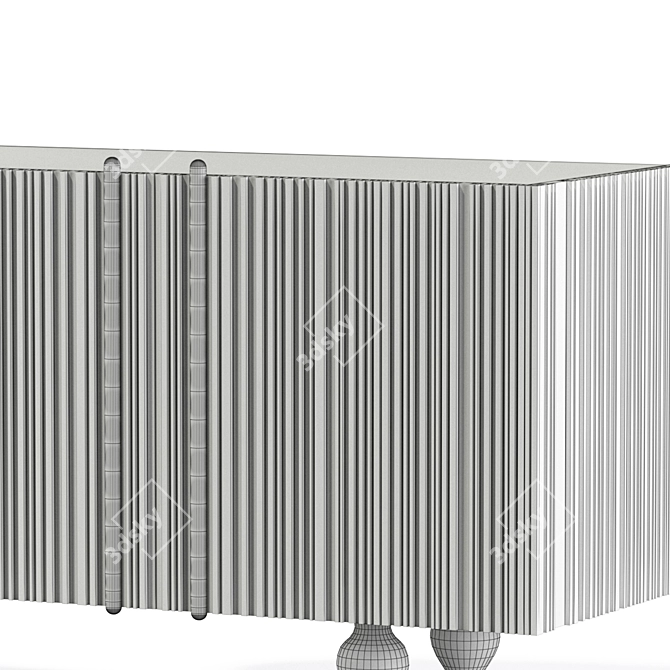 Elegant Mabel Sideboard: Modern, Spacious, Stylish 3D model image 9