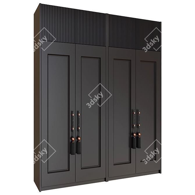 Spacious Cabinet Set 02 | 120x300x55 cm 3D model image 2