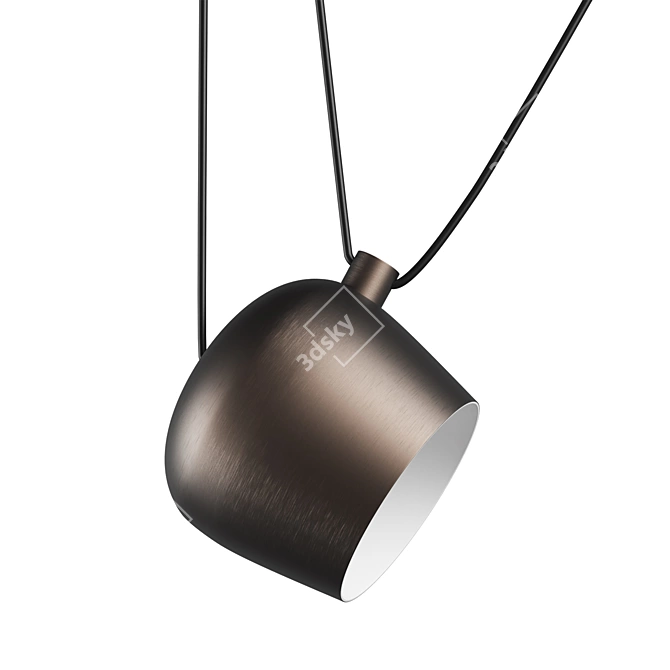 Modern Pendant Light Fixture - 727113 Omega Lightstar 3D model image 3