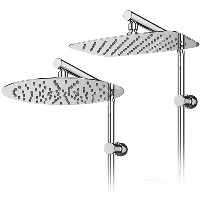 Ideal Standard Shower Set 126: Luxurious Bathroom Upgrade 3D model image 4