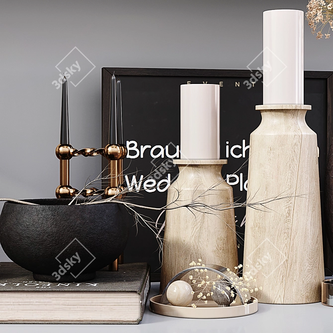 Elegance in Decor Set 3D model image 4