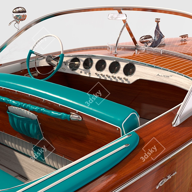 The Legendary Riva ARISTON: Iconic 1950-1974 Boat 3D model image 3