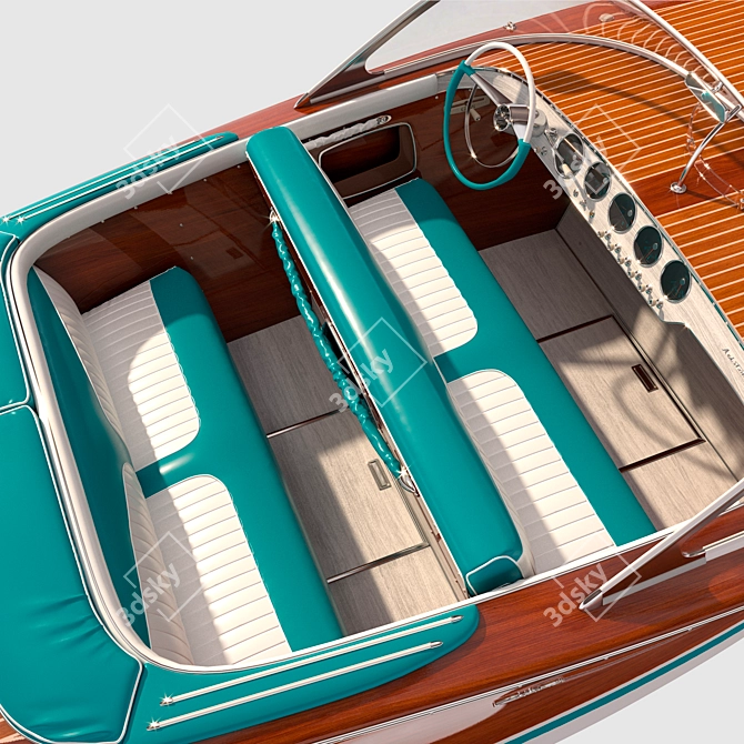 The Legendary Riva ARISTON: Iconic 1950-1974 Boat 3D model image 4