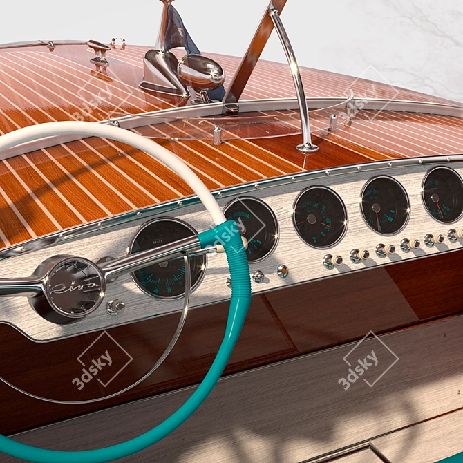 The Legendary Riva ARISTON: Iconic 1950-1974 Boat 3D model image 5