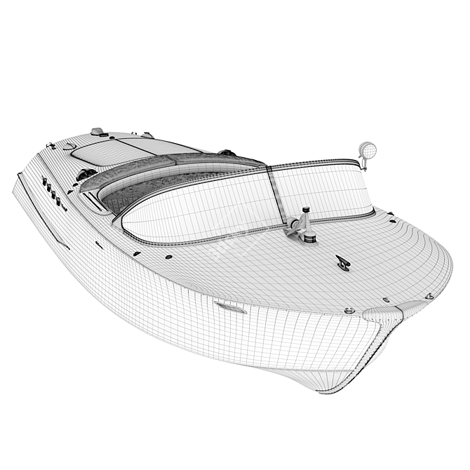 The Legendary Riva ARISTON: Iconic 1950-1974 Boat 3D model image 6