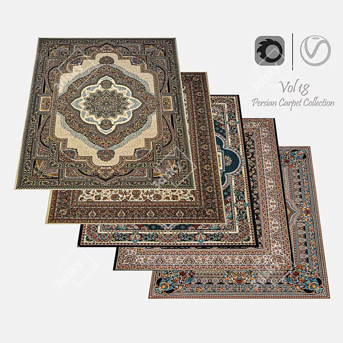 Exquisite Persian Carpets Vol. 18 3D model image 1