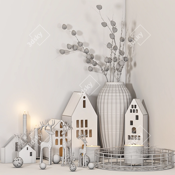 Hygge Zauber Decorative Set 3D model image 4