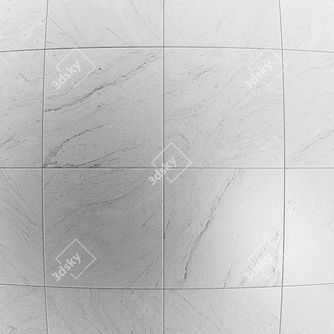 Multi-Texture Stone Tile 4x4- PBR 4k (12 variations) 3D model image 3