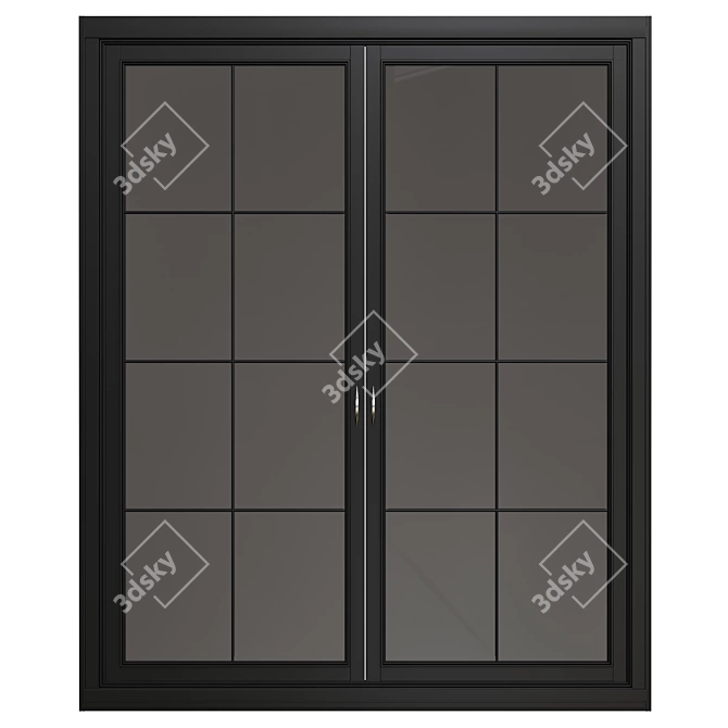 Elegant Interior Door: Rendered Vray Max 3D model image 2