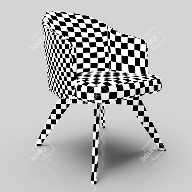 3D Chair Model with Vray and Corona 3D model image 4