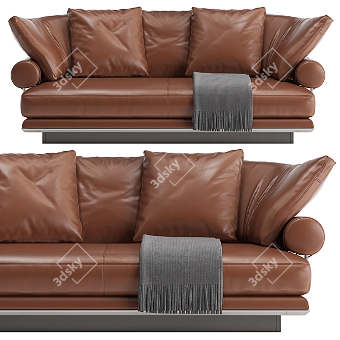 B&B Italia Noonu Sofa: Modern Elegance for Your Home 3D model image 2