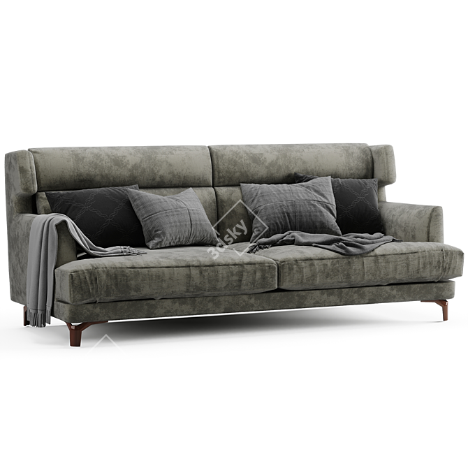 Ultimate Comfort: GTS Well Sofa 3D model image 3