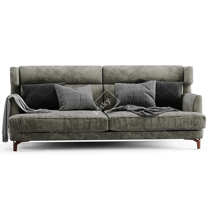Ultimate Comfort: GTS Well Sofa 3D model image 4