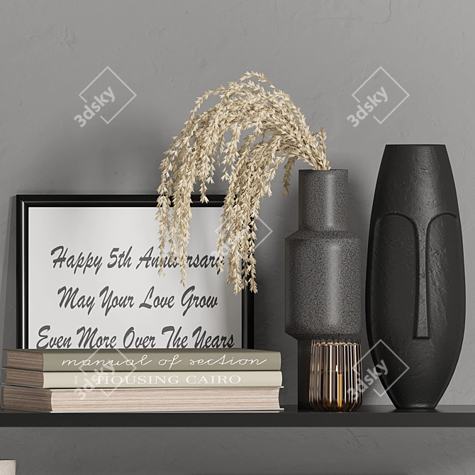  Elegant Decor Set - Corona & Vray Compatible 3D model image 3