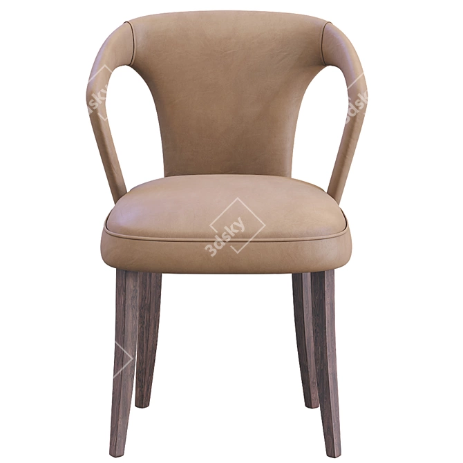 Sleek Estocolmo Chair: Modern Elegance 3D model image 2