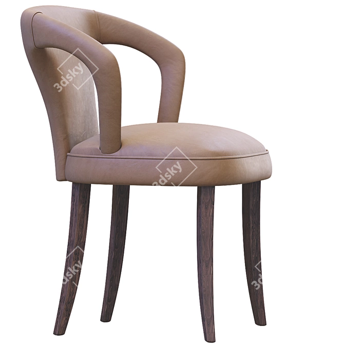 Sleek Estocolmo Chair: Modern Elegance 3D model image 4