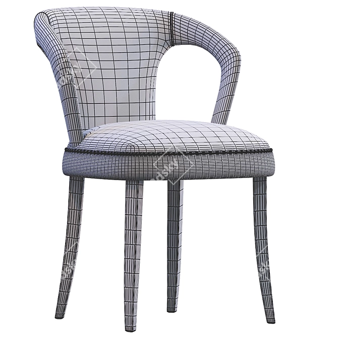 Sleek Estocolmo Chair: Modern Elegance 3D model image 5