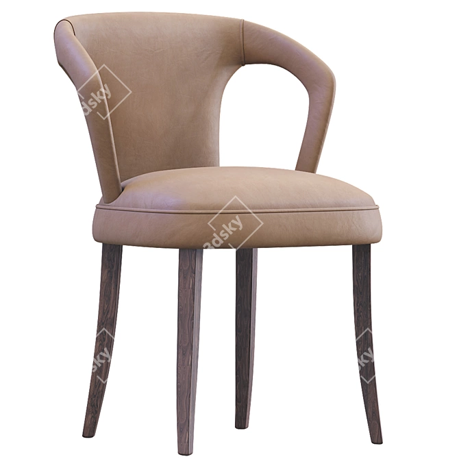 Sleek Estocolmo Chair: Modern Elegance 3D model image 6