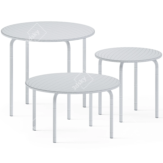 Sleek and Stylish Coffee Tables 3D model image 2