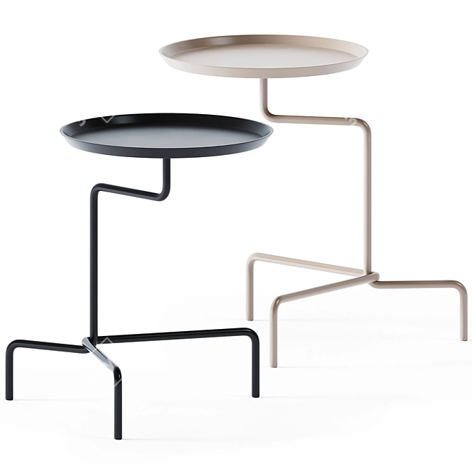 Sleek Phobos Coffee Tables 3D model image 1