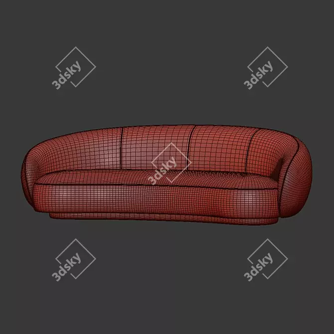 Elegant Julep Sofa: Modern Comfort 3D model image 5