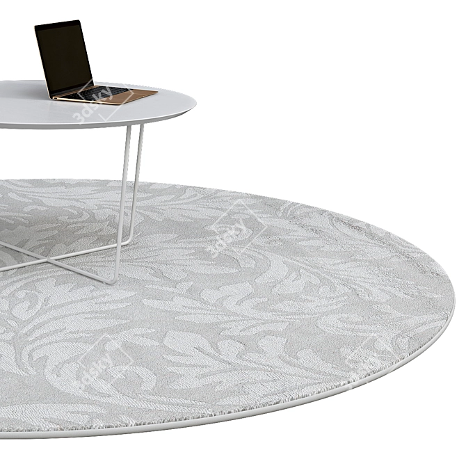 Modern Circle Rugs | No. 210 3D model image 2