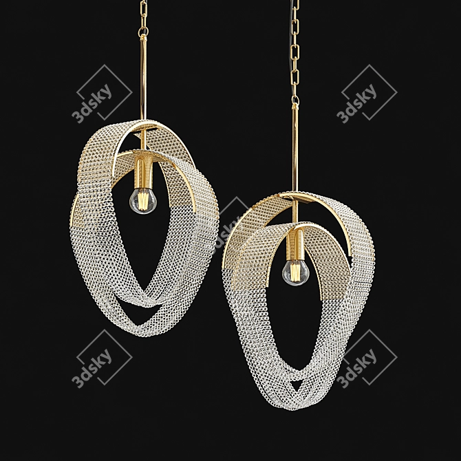 Elegant Pelagia Design Lamp 3D model image 1