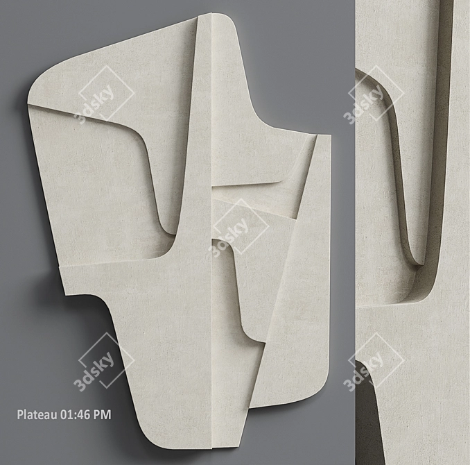 Atelier Plateau. Relief 10 - Contemporary Danish Design (560/800/39) 3D model image 1