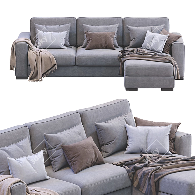 Modern Stylish Orion Sofa 3D model image 2