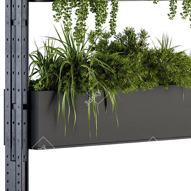 Plant Box Stand - Indoor Greenery Set 3D model image 4