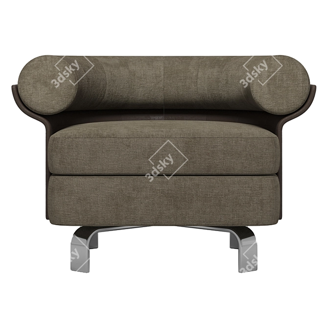 Modern Minotti Mattia Armchair 3D model image 5