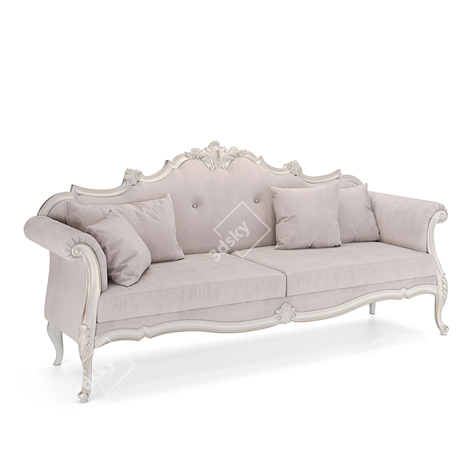 Title: Lorenzo Romano Handmade Sofa 3D model image 2