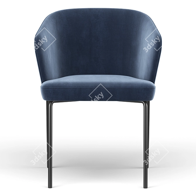 Elegant Corfu Chair - Sophisticated Design for Stylish Interiors 3D model image 3