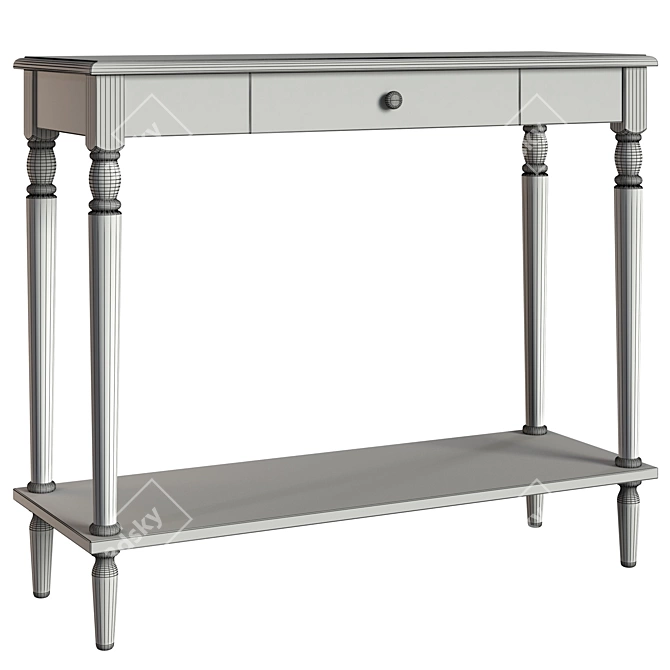 Timeless Elegance: Classic Console Table 3D model image 2