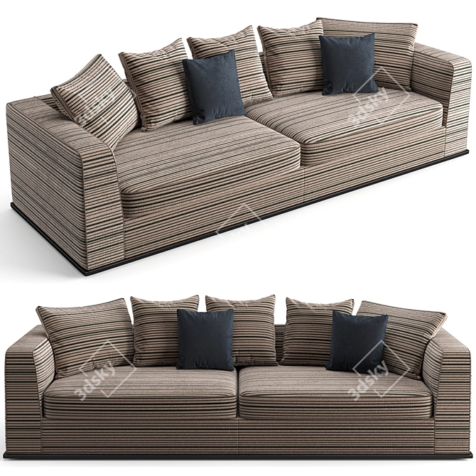 B&B Italia Otium Soft 288cm: Luxurious Comfort 3D model image 3