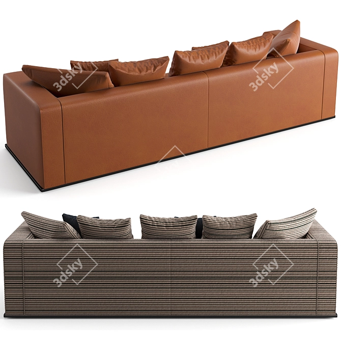 B&B Italia Otium Soft 288cm: Luxurious Comfort 3D model image 4