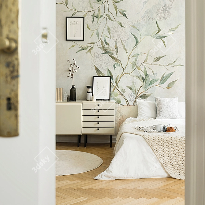 FACTURA ALBERI Vinyl Wallpaper - Trendy Collection 3D model image 3