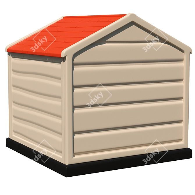 3D Dog Kennel: Stylish and Functional 3D model image 5