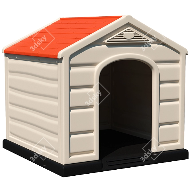 3D Dog Kennel: Stylish and Functional 3D model image 6