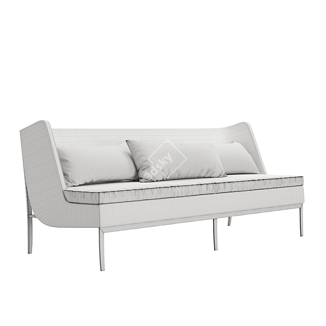 Bruno Moinard Edition Sofa | Courtrai - Luxurious French Craftsmanship 3D model image 5