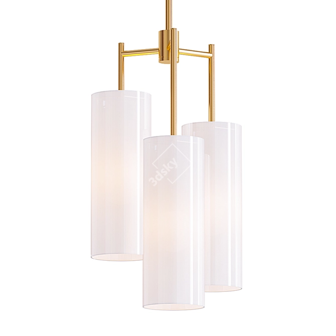 Luxury Lance Chandelier: Contemporary Elegance 3D model image 1